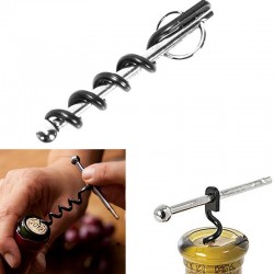 Mini saca-rolhas - abridor de garrafa de vinho - aço inoxidável