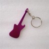 abridor de garrafa com chaveiro - guitarra de metal