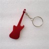abridor de garrafa com chaveiro - guitarra de metal