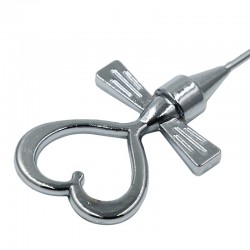 abridor de garrafa de vinho - corkscrew - punho em forma de coração