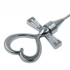 abridor de garrafa de vinho - corkscrew - punho em forma de coração