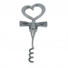 abridor de garrafa de vinho - corkscrew - punho em forma de coração