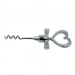 abridor de garrafa de vinho - corkscrew - punho em forma de coração
