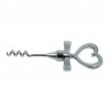 abridor de garrafa de vinho - corkscrew - punho em forma de coração