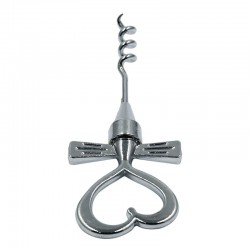 abridor de garrafa de vinho - corkscrew - punho em forma de coração