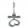 abridor de garrafa de vinho - corkscrew - punho em forma de coração