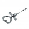 abridor de garrafa de vinho - corkscrew - punho em forma de coração