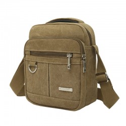 Ombro / crossbody pequeno saco - lona