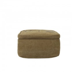 Ombro / crossbody pequeno saco - lona