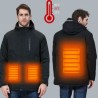 USB - heated thermal jacket with hood / zippers - waterproofJackets