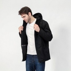 USB - heated thermal jacket with hood / zippers - waterproofJackets