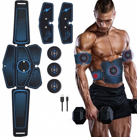 Correia de emagrecimento e massagem - treinador muscular - USB