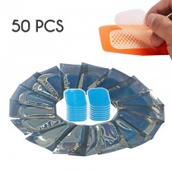 Hidrogel adesivos abdominais - patches de substituição para emagrecimento / correias de massagem - 50 peças