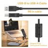 AU-PM461TR - condensador de microfone USB - gravação - ensino on-line - reuniões - transmissão ao vivo - jogos - com tripé stand