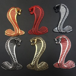 cobra 3D - emblema de metal - autocolante