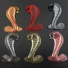 cobra 3D - emblema de metal - autocolante