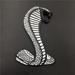 cobra 3D - emblema de metal - autocolante