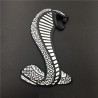 cobra 3D - emblema de metal - autocolante