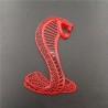 cobra 3D - emblema de metal - autocolante