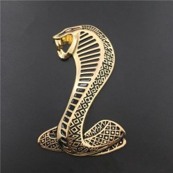 cobra 3D - emblema de metal - autocolante