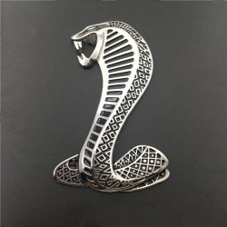 cobra 3D - emblema de metal - autocolante