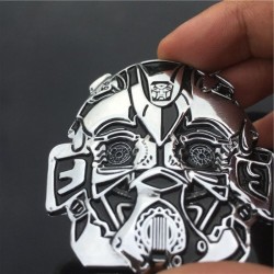 transformadores 3D - metal emblema - autocolante