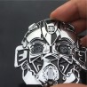 transformadores 3D - metal emblema - autocolante