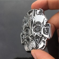 transformadores 3D - metal emblema - autocolante