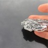 transformadores 3D - metal emblema - autocolante