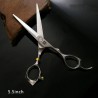 Aço inoxidável - tesoura de cabelo profissional