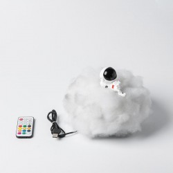 Cloud & astronaut - night light - rainbow effect - LED - USBLights & lighting
