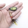 Lantejoula colher wobble gancho - pesca lebre 3.9g - 4.4g - 7.4g