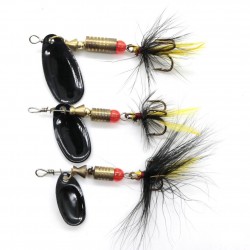 Lantejoula colher wobble gancho - pesca lebre 3.9g - 4.4g - 7.4g