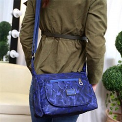 Bolsa de ombro de nylon elegante - impermeável
