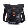 Perna / cintura / ombro pequeno saco - nylon impermeável - unisex