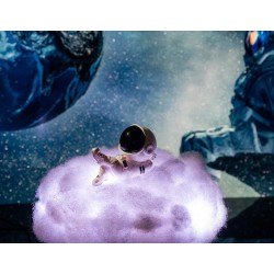Cloud & astronaut - night light - rainbow effect - LED - USBLights & lighting