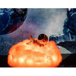 Cloud & astronaut - night light - rainbow effect - LED - USBLights & lighting