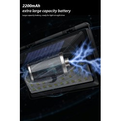 Luz solar LED - ao ar livre - sensor de movimento - parede - à prova d'água - 34 LEDS