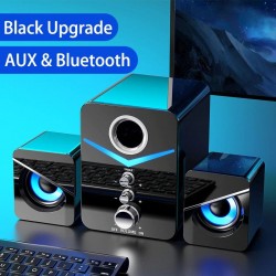 Conjunto de coluna de computador - Bluetooth 5.0 - USB - som estéreo - baixo