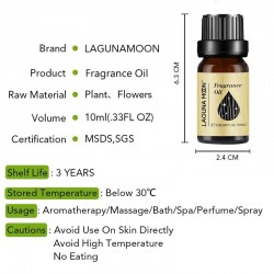 Óleo de aromaterapia de fragrância - difusor - massagem - banho - 10ml - 16 peças