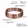 Pulseira de cobre vintage - magnético - saúde - energia - unisex