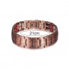 Pulseira de cobre vintage - magnético - saúde - energia - unisex