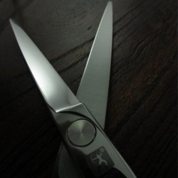 Aço inoxidável - tesoura de cabelo profissional