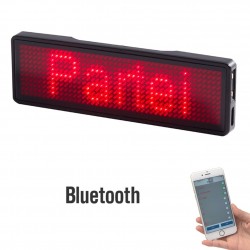 Digital LED badge - insignia - programmable - scrolling message board - BluetoothStage & events lighting