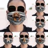 Cara protetora / máscara boca - reutilizável - cães imprimir