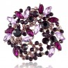 Flores de cristal - broche