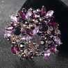 Flores de cristal - broche
