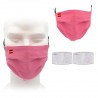 Reusable face mask - with 2 filters - washable - breathableMouth masks