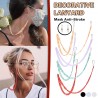 Cadeia multifuncional - suporte para óculos / máscaras de cara - cordão decorativo