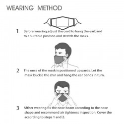 Mouth / face protective mask - PM.25 filters - reusable - World flagsMouth masks